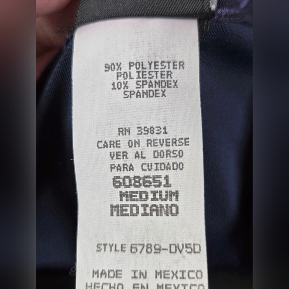 Vintage Y2K My Michelle Blue Velour Empire Waist Whimsigoth Maxi Dress, Medium - Picture 5 of 5